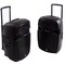 Black 12in Active 2-Way PA Speaker System with Stands Mic Remote